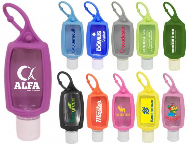 Porta lcool Gel Pocket bag 40ml - Modelo INF 318